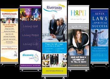 There are several different types of banner frames within the range for you to choose, depending on your requirements.