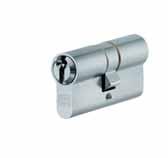European Profile Cylinders (PZ) 33 x 17 R15 8812 00xx xx = 64 (64 mm) for 1 3 8" 1 3 4" door thickness A (32) B (32) 10 xx = 70 (70 mm) for 2 2 1 4" door thickness Key Key 33 x 22 38 8812 01xx xx =
