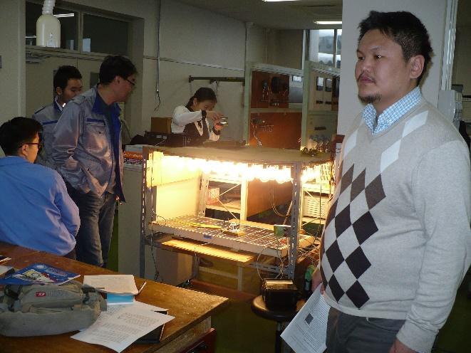 2 Incoming Program from 14th January to 18th January 2018 From 14th January to 18th January 2018, eight Mongolian teachers who belong to the Department of Electrical and Electronic Engineering at the