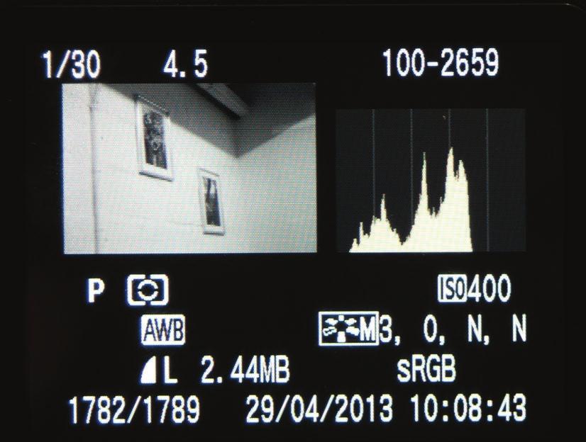 SHOOTING DISPLAY The default display for your camera, appears any time you turn it on or press the shutter.