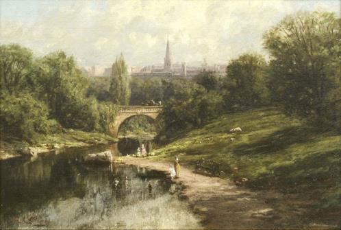 2. GEORGE LAFAYETTE CLOUGH (1824 1901) Balcony Bridge,