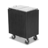 Service Carts 4420-SU-SRP 1 Ice Restock Cart (insulated) in Suede high pressure laminate (H.P.L.) w/stainless steel lid.