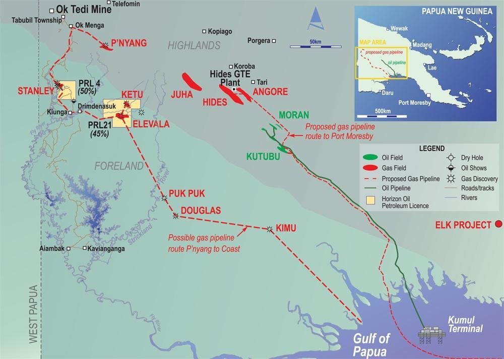 PAPUA NEW GUINEA PRL 4, Stanley Field, (Horizon Oil interest: 50%) Front-end engineering and design (FEED) work for the Stanley field development has been completed and cost estimates determined with