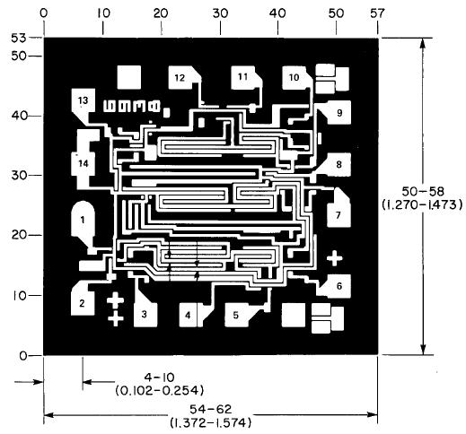 3.4 Data Analysis A photomicrograph of the device tested is shown in figure 2 below. The isolated n- channel MOSFET is shown surrounded by the dashed box.
