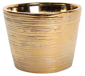 cover metallic gold ceramic 6/cs. 25.