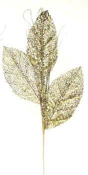 Gold Smilax Glitter Pick 1.19-12 1.