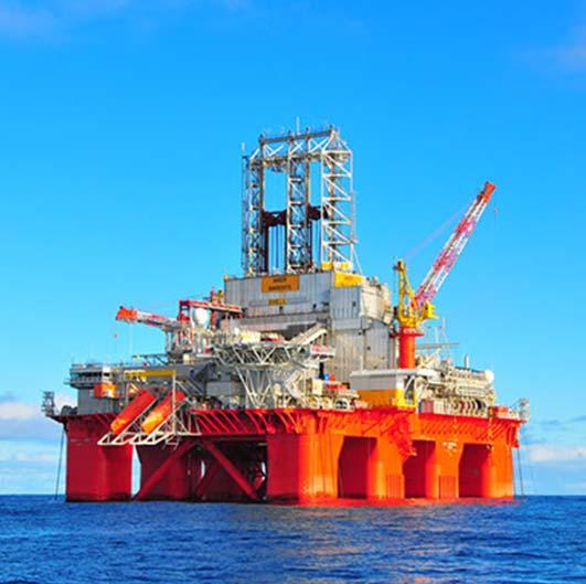 Ultra deepwater 6 th generation, Aker H6e design Max drilling depth 33,000 ft Max water depth 10,000 ft Moored and dynamically positioned Fully winterized for