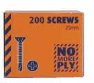 Pack of 200 Screws Self drilling and self countersinking screws design to be used with our Cement Boards.