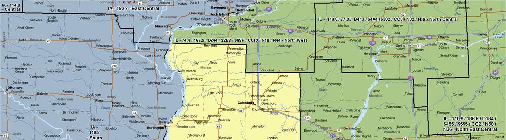 West Central Counties: Mercer, Henderson, Warren, Knox,