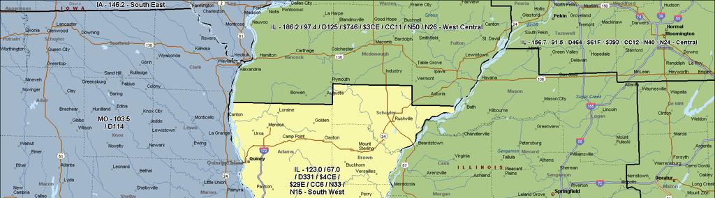 South West Counties: Adams, Schuyler, Brown,