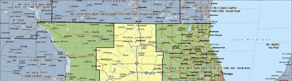 North Central Counties: Winnebago, Boone, Ogle, DeKalb,