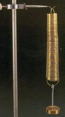 Harmonic Motion in a Spring OBJECT: To determine the period and amplitude of a spring. APPARATUS: Slinky, pendulum clamp, stand, 50 g mass hanger, slotted 100 g mass, Ranger, TI- 83, metre stick.