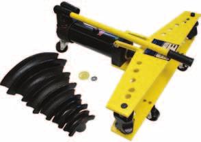pipe bender Can also be uses as a Manual Pipe Bender Designed to work on its side as well as vertically Spare formers & seal kits