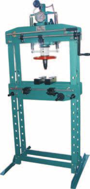 ensures precise pressing during operation Heavy duty high tensile setting pins with stops 235mm