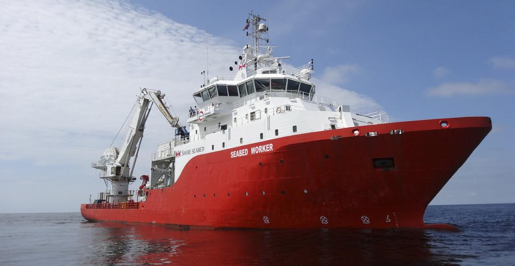 SWIRE SEABED Retrieving an ROV «ENERGY We have established an