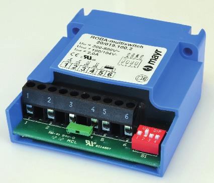 Installation and Operational Instructions for Application ROBA -multiswitch fast switching modules are used to connect DC consumers to alternating voltage supplies, for example electromagnetic brakes