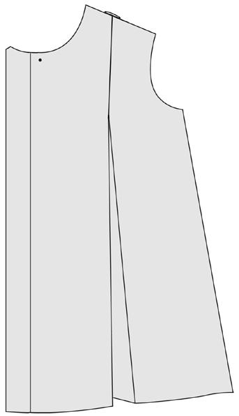 2) (Center pleat line will align with seamline). There will be two inverted box pleats on dress back (fig. 3) and one inverted box pleat on each dress front (fig. 4). 3. Corded piping is made by enclosing a tiny cord with a bias strip of.