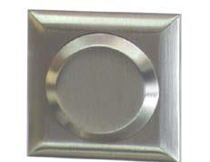 nickel plated brass Strike plate flush (order separate) 60 mm x 12 mm, nickel plated