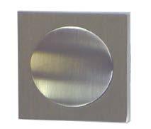 Strike for overlay doors (separate) Stainless steel 60 x 18 x 8 mm 23.097 #24.