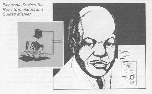 SHOW_ NO_PA Otis Boykin and the Resistor Otis Boykin and the Resistor U.S. Department of Energy Ink drawing of Otis Boykin Electricity makes many things in our lives work.