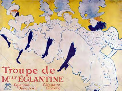 Lautrec s painting style.