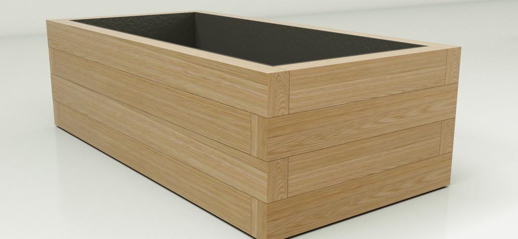 PLANTER 3 Our heavy-duty hardwood planters are made to Last and will enhance and complement any environment. The planters are bespoke made too any size and shape.
