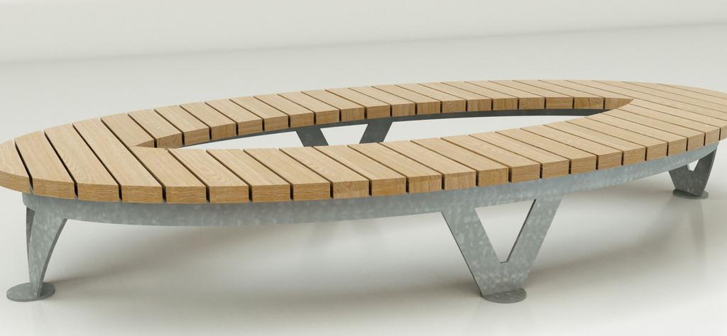 SKATE TREE SEAT Is a contemporary tree seat, available in wide variety is sizes too fit most spaces; its robust stylish construction will complement any scheme.