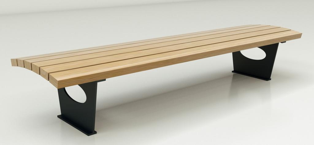 THE ROLL TOP BENCH Is designed with a simple stylish flare that will complement any public space The generous timber sections are domed for comfort and water run off.