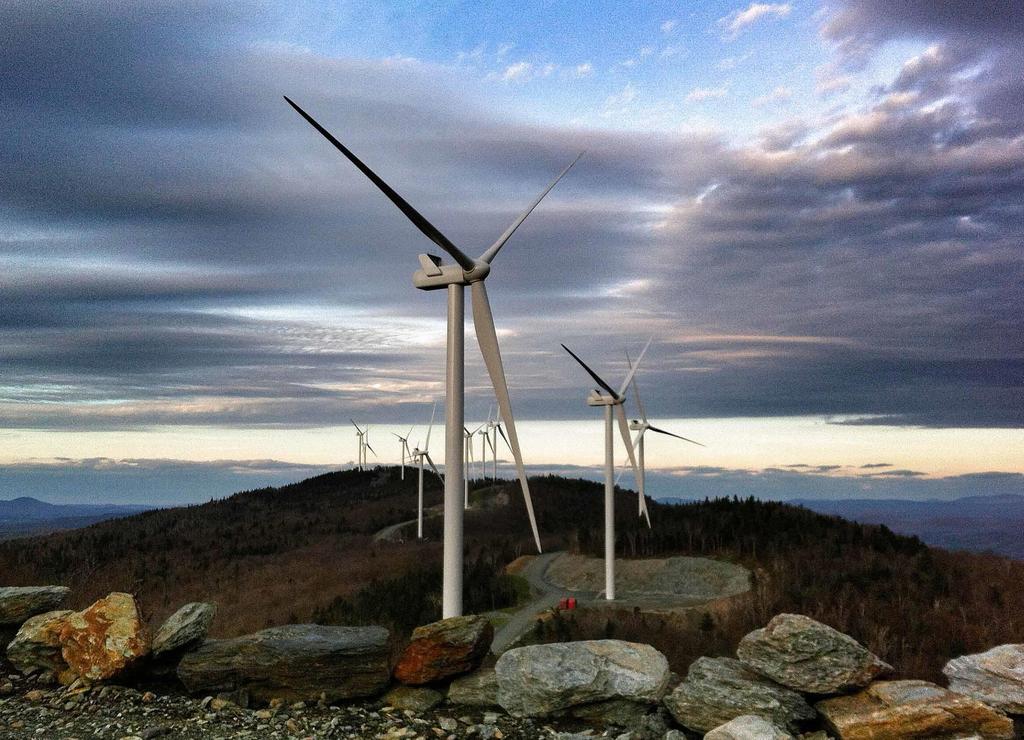 Wind Energy in Vermont Curtailment Regime 6 meters/sec wind speed* June 1