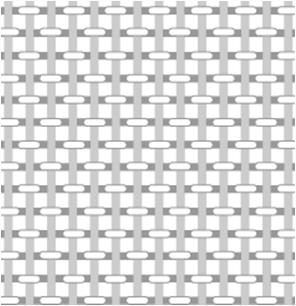 Plain Weave Plain weave is a simple over-under pattern. It can be identified by its checkered appearance.