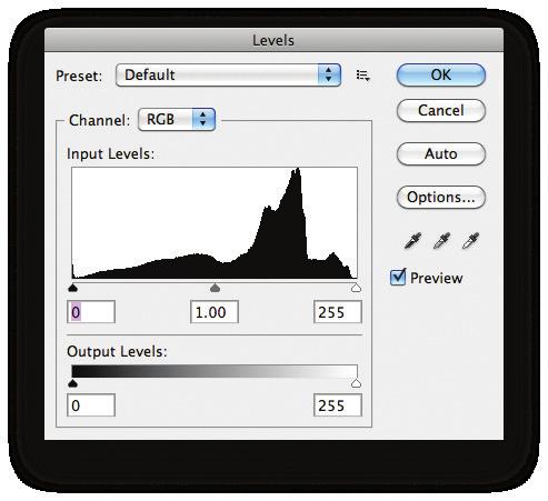 The neutral white panel can be used to set the absolute white point, such as that found in Adobe Photoshop Levels controls. You can also use the gray panel to set the gray point in Levels.