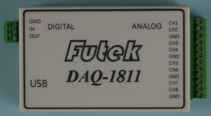 5.4 DAQ-1811 The analog inputs of DAQ-1811 can be configured as 8 single ended
