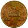 World Coins 1489. MOROCCO: al-hasan, 1873-1895, AE 2 falus (5.