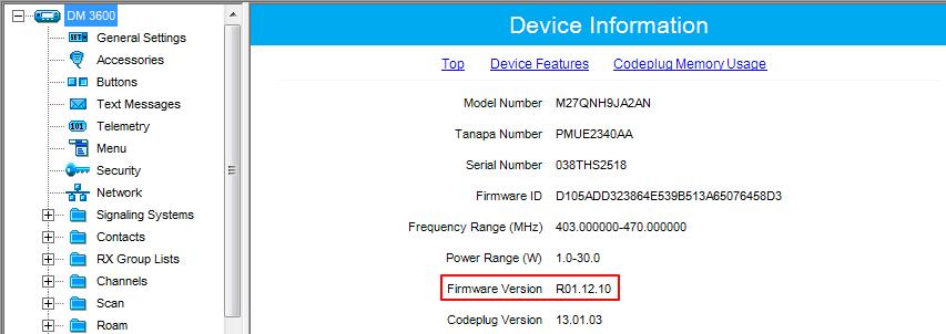 Linked Capacity Plus 17 3. In the View menu select Expert to gain access to all the setting parameters. 4. In the Device Information tab make sure that firmware version is no older than: R01.12.