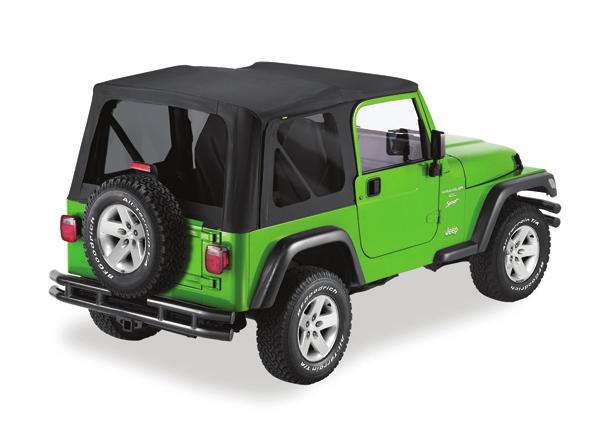Replay Top with Tinted Side and Rear Windows Installation Instructions For: Jeep Wrangler (TJ) 2003 2006 Part Number: 51141 Table of Contents FABRIC REPLACEMENT TOP PARTS