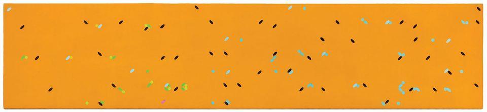 Poons s acclaimed dot paintings include Imperfect Memento: To Ellen H.