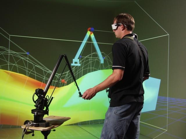 Interactive Shape Manipulation in VR Interaction with geometry Analysis tied with CAD and shape deformation