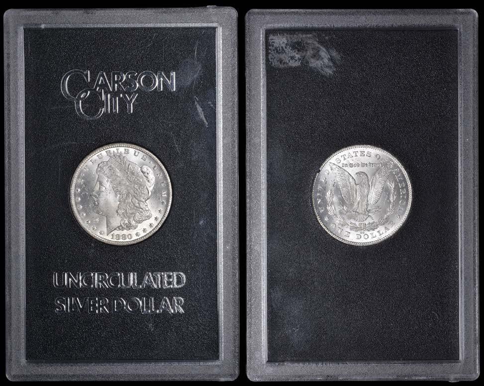 92 Dollar, 1880CC, reverse of 1878.