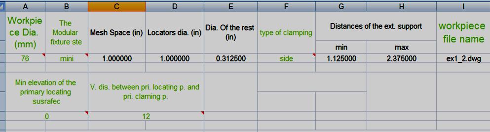 Fig. 4-21 A part of Excel