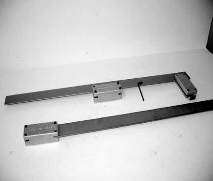 The 24 Extension #23040-24 comes with the 24 cutting rail and one (1) adjustable magnetic holding block (Fig. B).