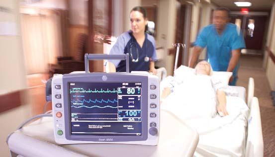 The Dash 2500 monitor from GE Healthcare allows you to deliver a new standard of clinical excellence to patients in sub-acuity settings such as ER, recovery/pacu, outpatient surgery,