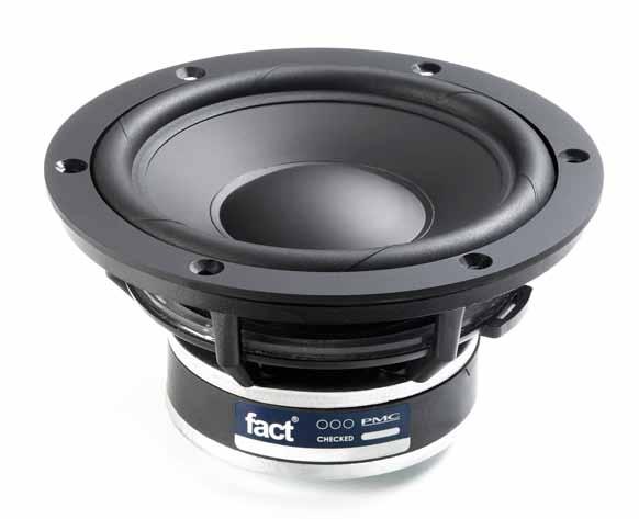 The power to move The super-long-throw bass driver, specifically designed for fact.12, is completely dedicated to lowfrequency reproduction.