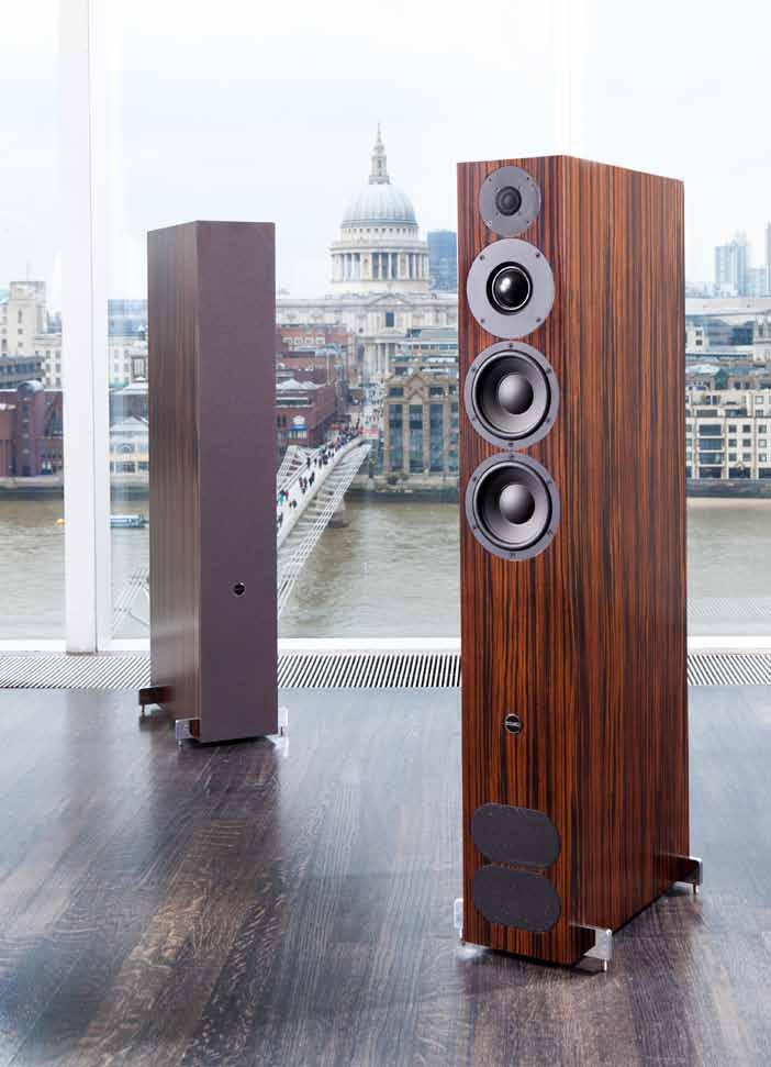 Quality ingrained The fact.12 is pleasing to the eye as well as to the ear, with its streamlined, elegant cabinet in a variety of hand-selected, sustainable wood finishes.