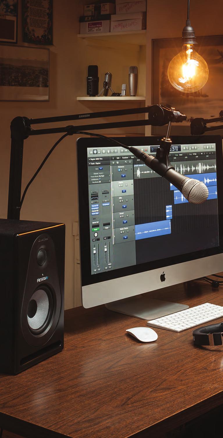 THE PODCAST PRO STUDIO When podcasting is your profession, you need a studio that is as serious as you