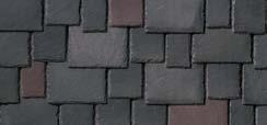 Lamarite shingles are lighter than natural slate, so they don t