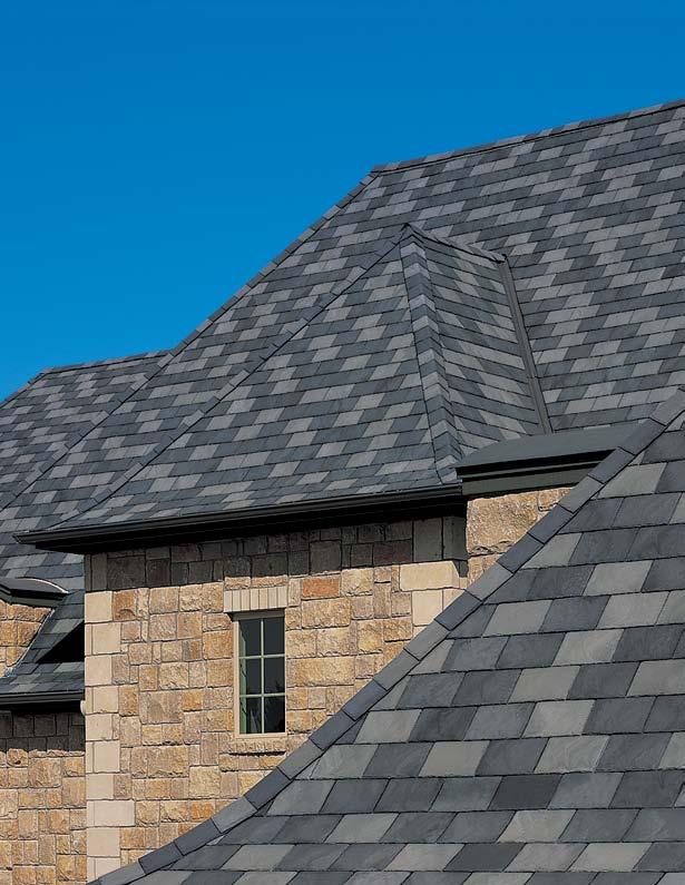 Lamarite creates old world beauty. You make it your own. Today s steep roof slopes and European-style architecture invite the dramatic views of old world slate.