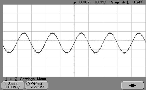 9% output voltage ripple is shown in Fig.22 for the flyback converter in DCM operation. Figs.