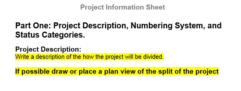 Project Information Part One