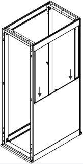 Removing and Installing the Side Panels Removing the Side Panels: 1. Unlock the top side panel latch with the key and allow the side panel to tilt away from the cabinet. 2.