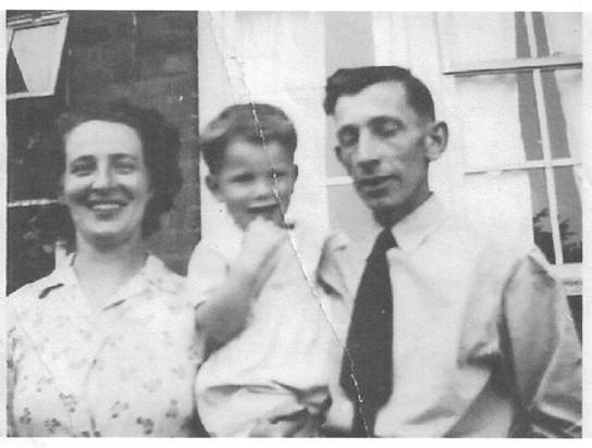 My Mother, Father and myself taken in 1948 Myself taken in Bournemouth in about 1956 My Parents:- Emily Elizabeth Nellie Morgan and George Harry Hyde.